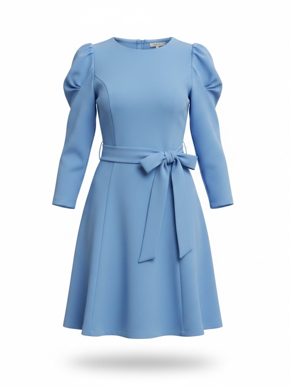 Eliza J Tie Belt A-Line Dress Periwinkle Size 6 NWOT